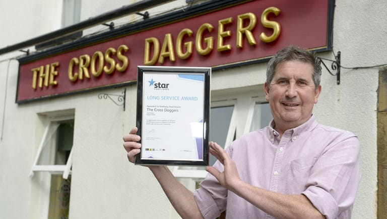 Coal Aston licensee receives prestigious long-service award